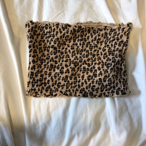 H&M leopard crop top - Picture 1 of 2